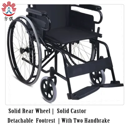 High Quality Fixed Wheelchair Folding Manual Wheelchair