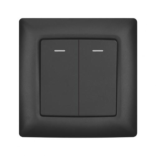 BF Série 2 Gang 2 Way Switch Socket