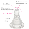 खुवाउने सामानहरु शिशु बोतल सिलिकॉन निप्पल मानक