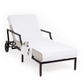 Embroidered lounge chair towel pool chair cover towel