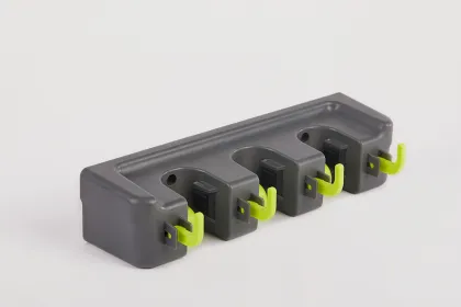 Wall Mounted Mop and Broom Organizer Storage Holder
