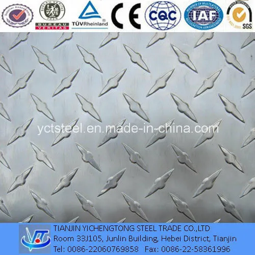 Diamond 2b Stainless Steel Corrugated Sheet for Ship Deck