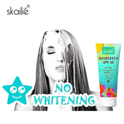 OEM Private Label Hydrating Whitening Sunscreen for Black Skin - UV Protection Spray Cream