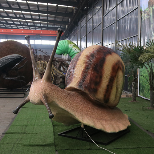 Large animatronic insect snail
