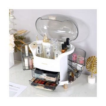 PS plusieurs tirages multiples organisateur de maquillage de bureau portable pour le stockage de bijoux et de parfums cosmétiques