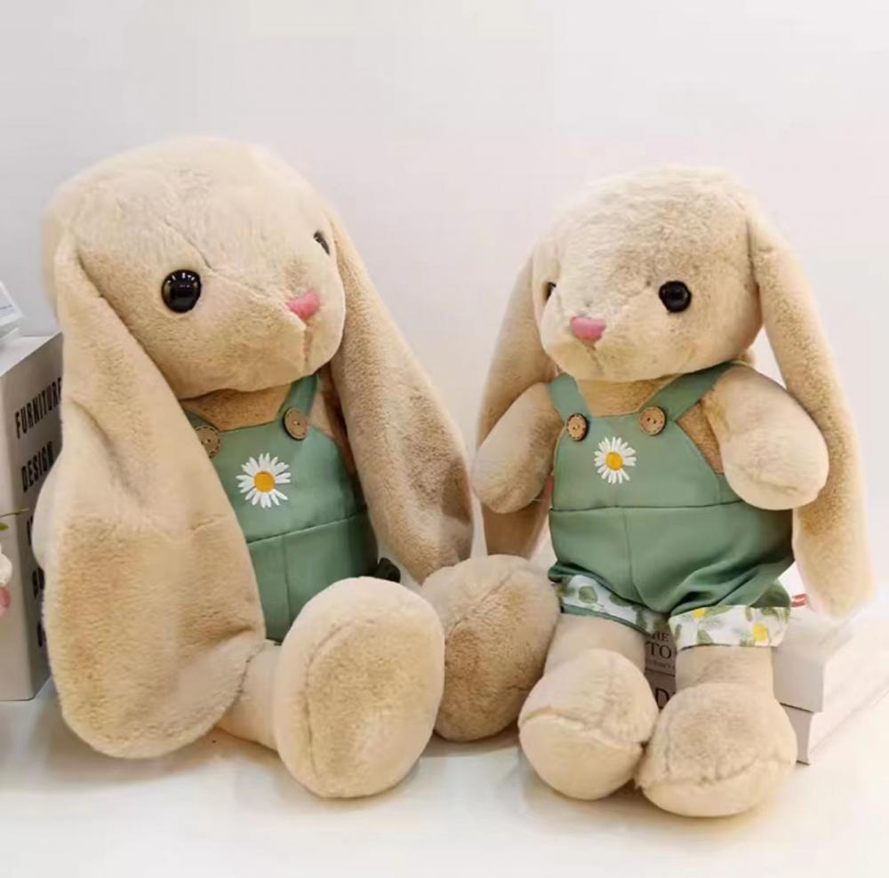 Green skirt little rabbit toy