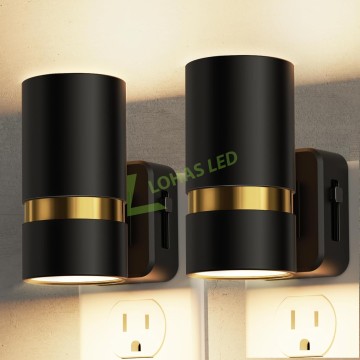 LOHAS Wall Plug LED Warm White Nightlight with Dusk to Dawn Sensor