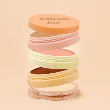 Custom Private Label Makeup Palette: Highlighter, Bronzer, and Lip Cream