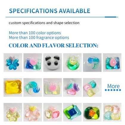 High Efficiency Laundry Pods - Fragrant Beads Gel Detergent Pods for Clothes