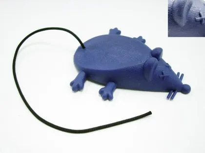 Heavy yellow poly decorative door stopper