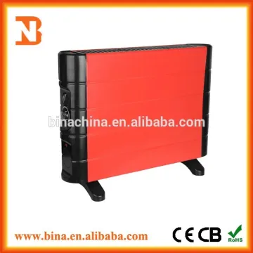 Freestanding red fan heater thermostats convector heaters