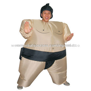 Inflatable sumo costume