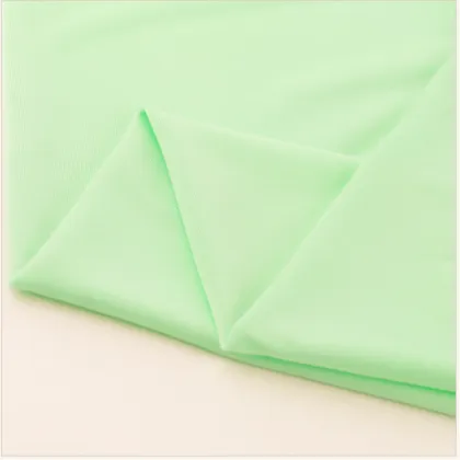 Sunscreen Smooth Ice Silk Dyed Plain Knitted Fabric