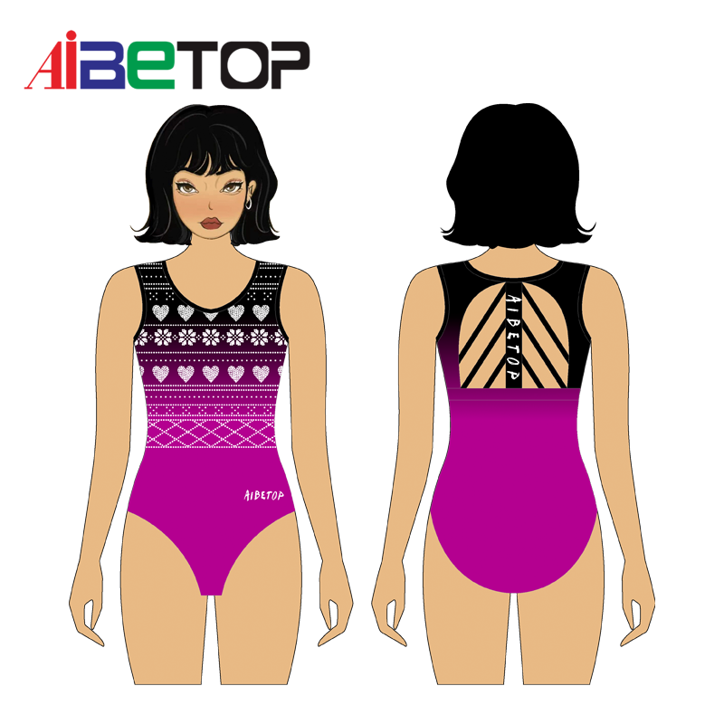 Wholesale Newest Youth Fancy Leotard Custom Gymnastics Leotards Girls5