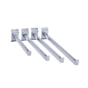 Chrombeschichtung Slatwall Square Pipe Haken für Regale