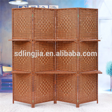 Wooden Outdoor Decorative Screens Carboard Panel Folding Screen