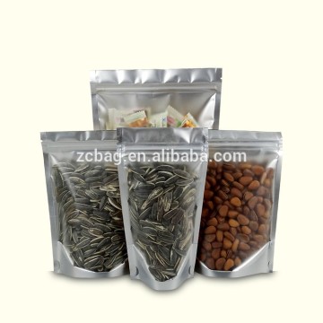 Aluminum Foil Bag With Zipper/Aluminum Foil zip lock Bag/Aluminum Foil Bag aluminum foil stand up coffee bean bags zipper