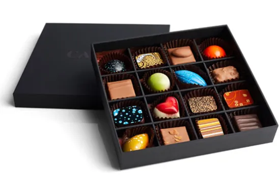 Custom Chocolate Box With Ribbon Bow tie