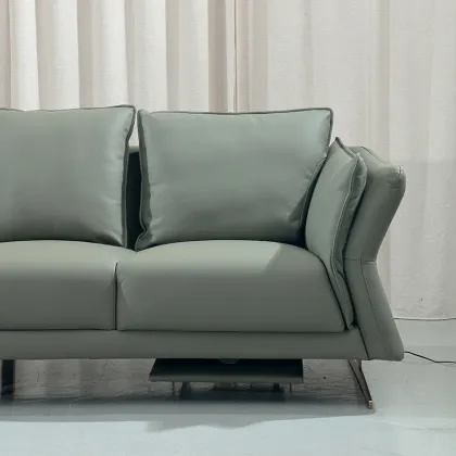 New High-End Leather Electric Sofa