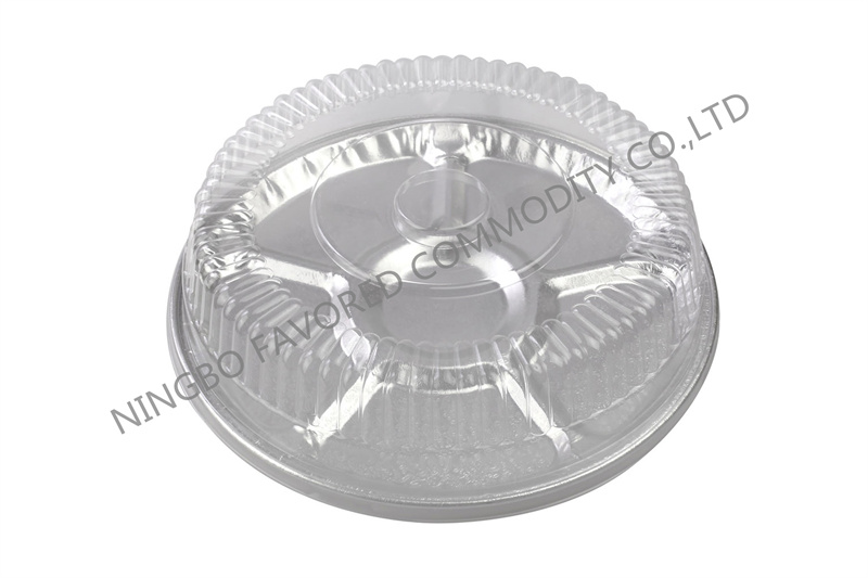 12 inch Lazy susan tray PVC dome lid