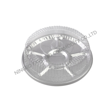 Coperchio a cupola in PVC con vassoio Lazy Susan da 12 pollici