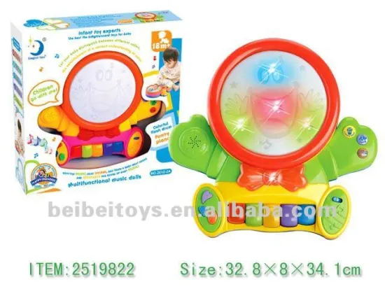 Multi-functional Music Doll w/Light & Music, Infant Toy, Early Development Toy