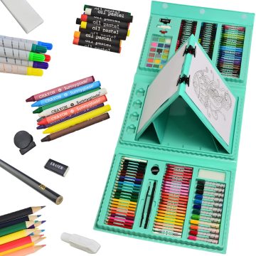 185 Pcs School Art Set - Painting and Drawing Supplies for Kids