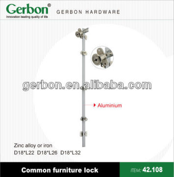 Zinc alloy multi front drawer locks