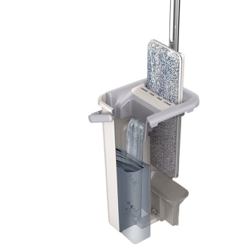 Wholesale Microfiber Flat Mop with Rotatable Head for Household Clean, Sewage Separation & Absorbent Tasks
