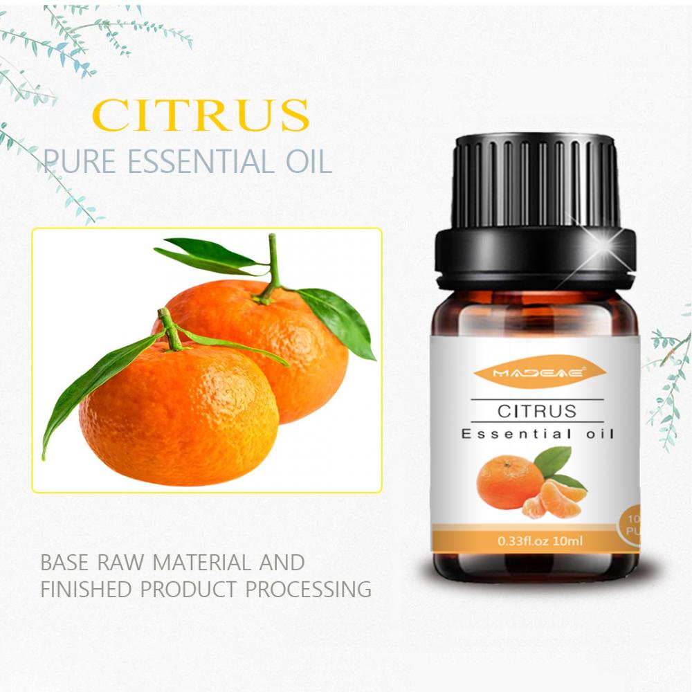 Pure Citrus Essential Oil Aroma Diffuser Oil for body Spa