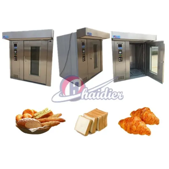 Industrial Hot Air Convection Rotary Oven Diesel Fuel Power Rotary Oven 32trays