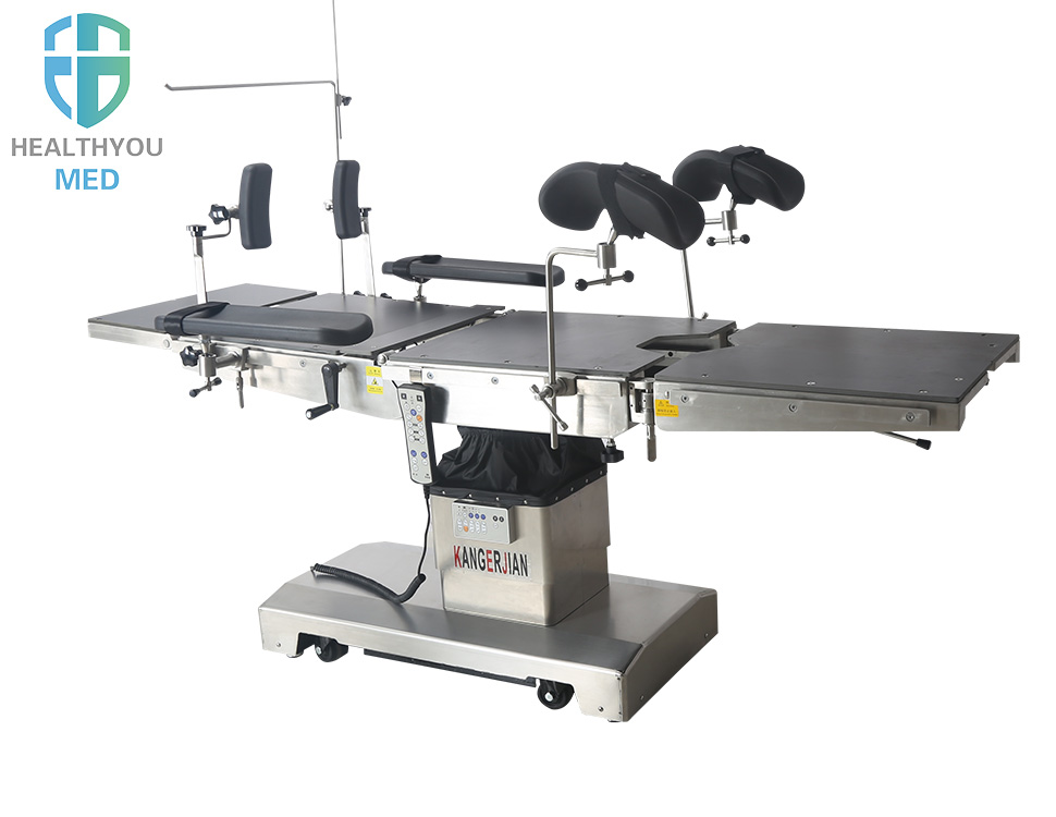 Hydraulic electric operation table