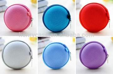 wholesale mini round eva case for earphone