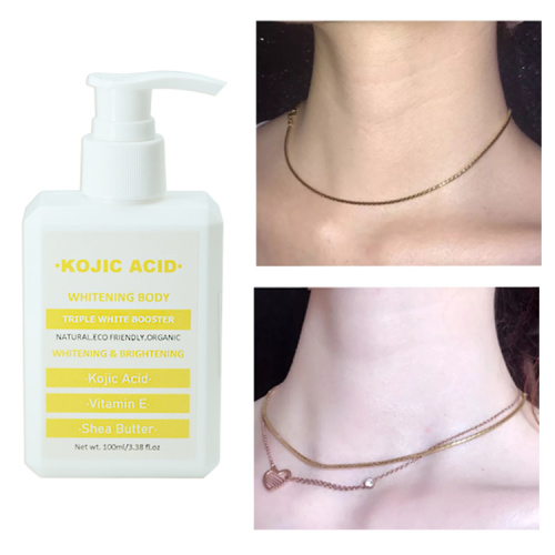 Loção corporal com creme de creme de ácido kojic