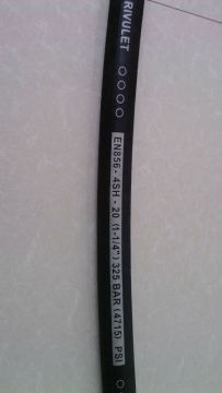 high pressure 4 steel wire flexible hydraulic rubber hose