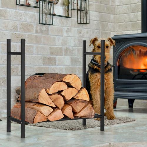 Stand de rangement en bois de bois pour extérieur