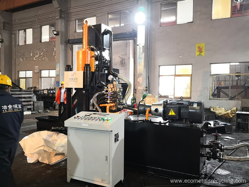 Briquetting Press for Powdered Aluminum Aluspan Chips