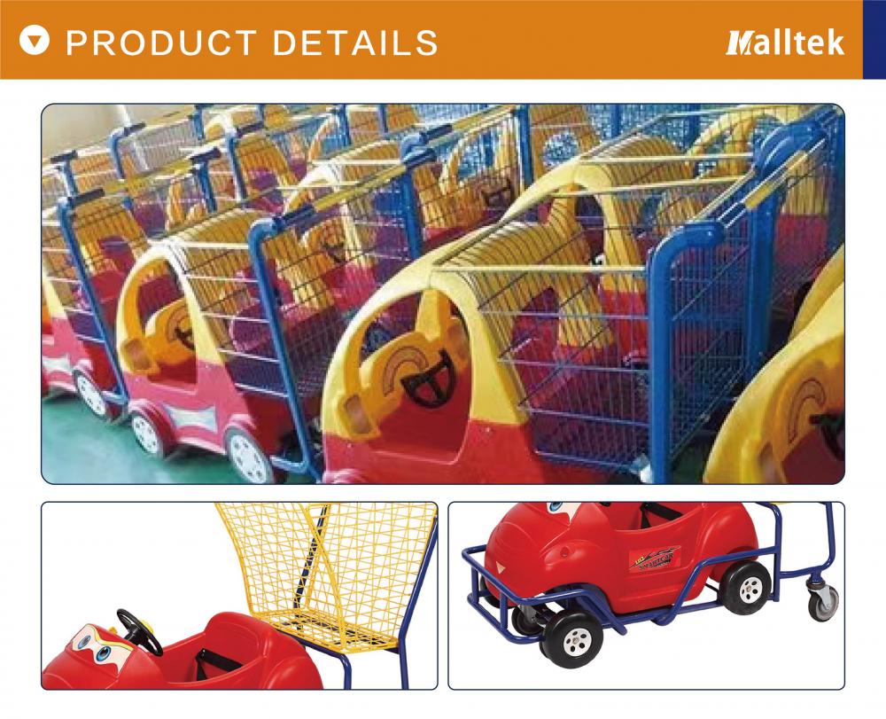 Children Plastic Supermarket Shopping Trolley