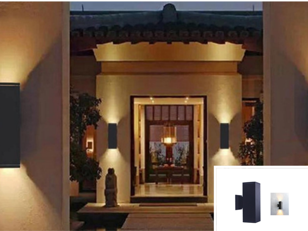 Long life outdoor wall light