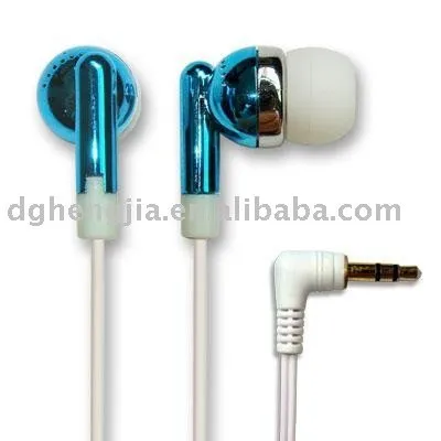 Best selling ear buds cheap fashionable metallic in ear earphone