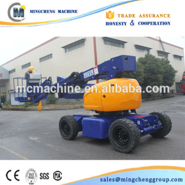 battery telescopic boom lift self-propelled boom lift battery man lift