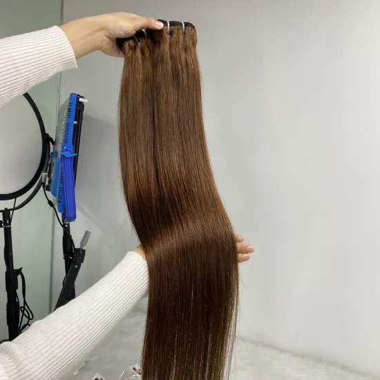 Unprocessed Virgin Brazilian Hair Bundles - Straight Human Raw Cuticle Aligned Weave Hair for Women