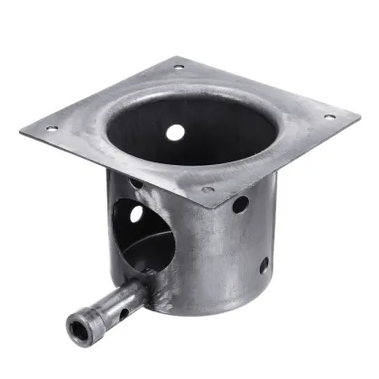 Heavy Duty Steel Fire Pot Burner Box Wood Pellet BBQ Grill Replacement for Traeger and LG Grill