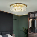 LEDER Beaded Crystal Gold Chandelier