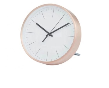 Copper Brief Mordor Clock Analogue Bedroom Decor
