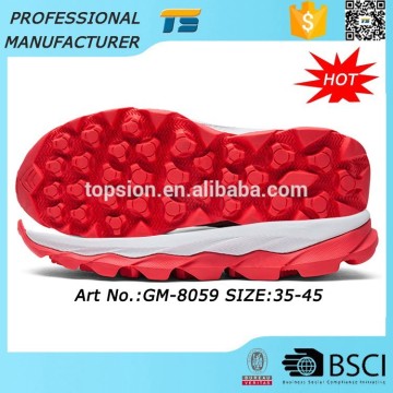 Comfortable lightweight unisex EVA sneaker outsole colored shoe sole manufacturers