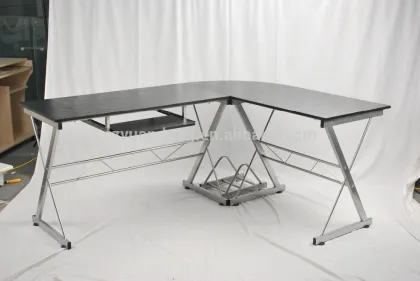 Long corner office desk, MDf corner computer desk