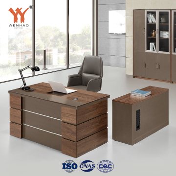 Modern Luxury High-Level Executive Wooden Office Desk Design