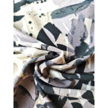 Rayon Span Print Jersey