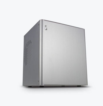 Silver Mini Itx Computer Case With High-speed Usb3.0 And Usb2.0